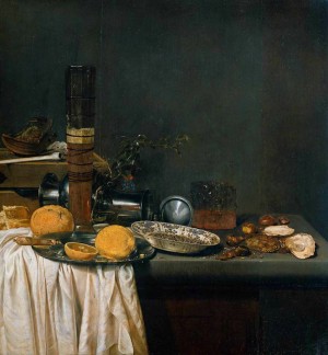 Still-Life with tall beer glass